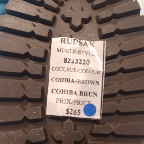 Rudsak Women's Leather, Fashionable and Warm Boots - Brown color - Picture 8 of 8